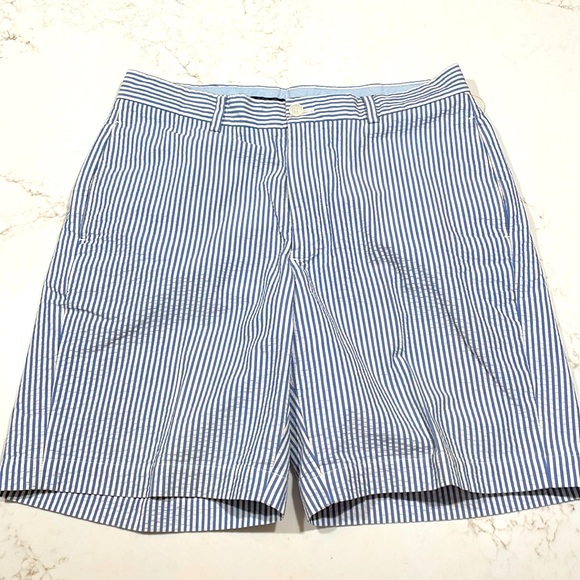 Brooks Brothers SeerSucker Shorts - Mens 34 - Picture 1 of 6